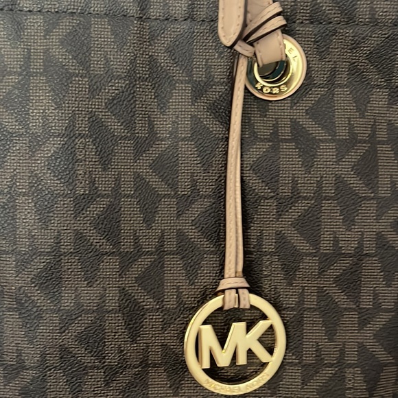 Michael Kors - canvas coated tote. Gently used. - Picture 2 of 5
